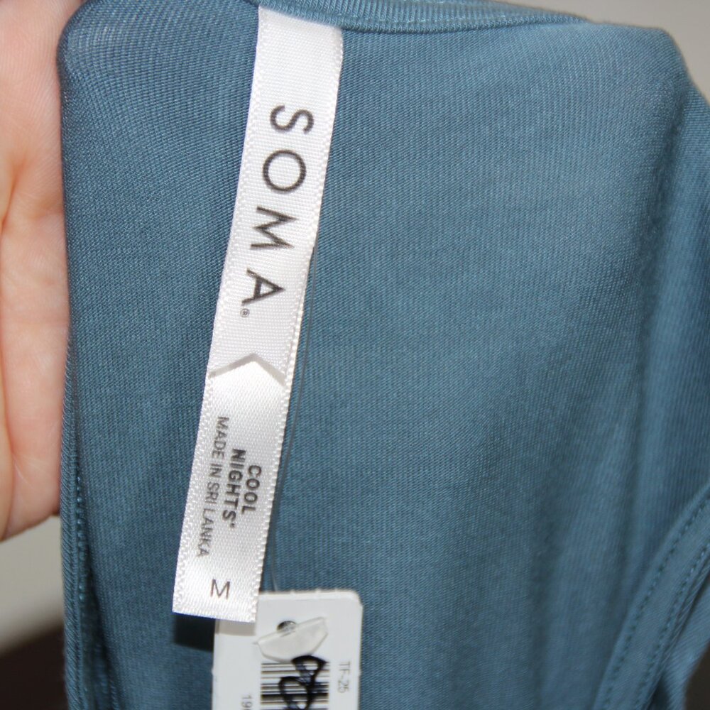 Soma Cool Nights Long Sleeve Scoop Neck and Tank Top Sleepwear Lot of 2 Sz. Med - Picture 8 of 15